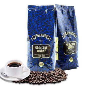 [当当自营] 吉意欧 焙炒 咖啡豆 蓝山口味 500g
